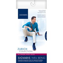 Image of SIGVARIS All Season Wool 15-20mmHg - Size: B - Color: BLACK