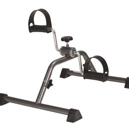Image of Exercise Peddler With Attractive Silver Vein Finish 2