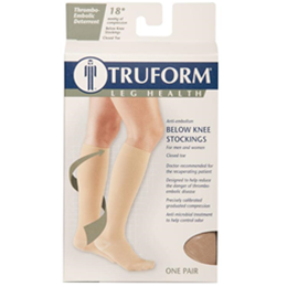 Image of 8808 TRUFORM Anti-Embolism Below-Knee Closed-Toe Stockings 5