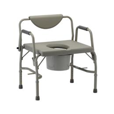 Image of Heavy Duty Commode W/ Drop Arms & Extra-Wide Seat Model: 8583 2