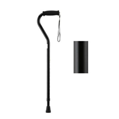 Image of Offset Cane with Strap - Black 2