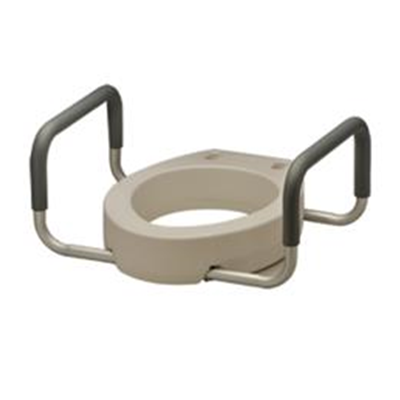 Image of TOILET SEAT RISER WITH ARMS 2