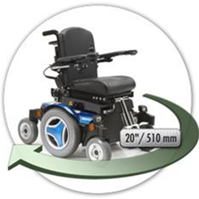Image of M300 PS JR Mid Wheel Power Wheelchair 7