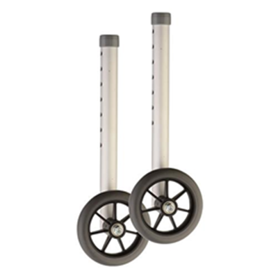 Image of 5" Wheels with Extra Tall Shaft for 1" Folding Walker 2