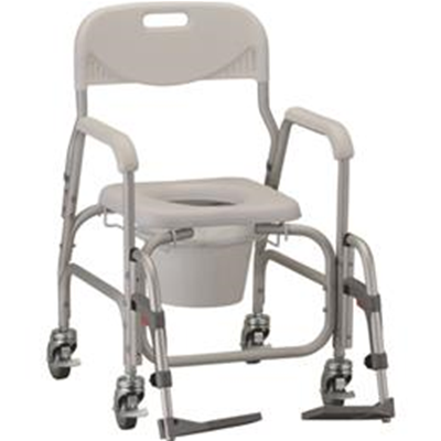 Image of DELUXE SHOWER CHAIR AND COMMODE Model: 8801 2