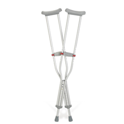 Image of CRUTCH, ALUMINUM, RED-DOT, TALL, ADULT 2