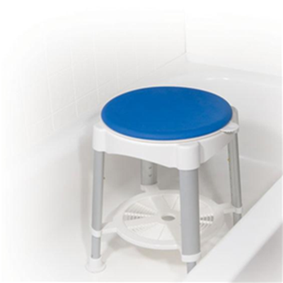 Image of BATH STOOL WITH PADDED ROTATING SEAT 2