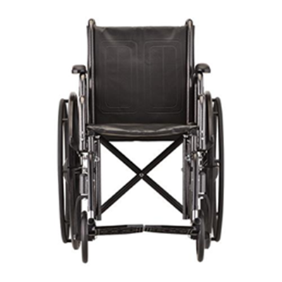 Image of 18" Steel Wheelchair Detachable Full Arms and Footrests 5