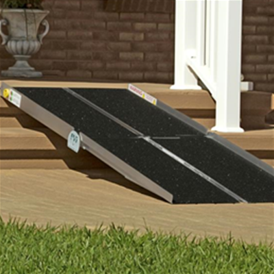 Image of 6, 7, 8, 10, or 12 Foot Multifolding Portable Ramp 1