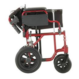 Image of 19 inch Transport Chair with 12 inch Rear Wheels - 352B 2