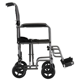 Image of 17 inch Steel Transport Chair in Hammertone