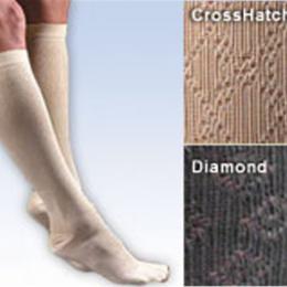 Image of Activa® Women's Patterned Dress Socks 15-20 mm Hg Series H27 (Small Diamond Pattern) Series H28 (Cr 1