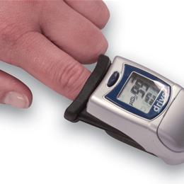 Image of Finger Tip Pulse Oximeter With Large Lcd Display 2