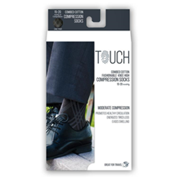 Image of 1014 TOUCH Men's Compression Argyle Pattern Knee Socks 7
