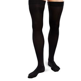 Image of EASE Opaque Thigh High for Men with Moderate Support 2