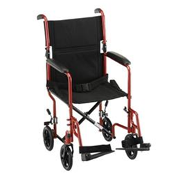 Image of 19" STEEL TRANSPORT CHAIR - 319R 2