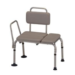 Image of Padded Transfer Bench with Back 1