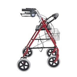 Image of Four Wheel Rollator With Fold Up Removable Back Support 3