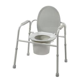 Image of Deluxe All-In-One Steel Commode 1
