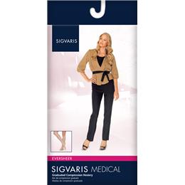 Image of SIGVARIS EverSheer 20-30mmHg - Size: SS - Color: NIGHTSHADE