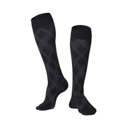 Image of 1014 TOUCH Men's Compression Argyle Pattern Knee Socks 2