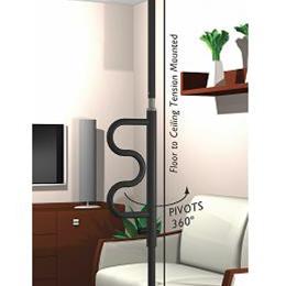 Image of Security Pole & Curve Grab Bar