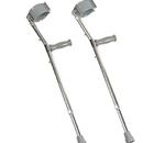 Forearm Crutches - Youth - Forearm Crutches aluminum crutches with vinyl-coated, 1&quot; solid a