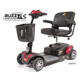 Golden Technologies :: Buzzaround XLS Scooter with Comfort Spring Suspension
