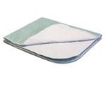 Washable Bed Pad - Extra-absorbant cool, cotton pad protects bedding. Three layers 