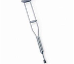 Aluminum Crutches - Youth - Latex-free.&amp;nbsp; Made of lightweight, anodized aluminum.&amp;nbsp; 