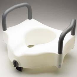 Raised Toilet Seat With Lock & Arms Guardian (30270A) Cs/3 Raised Toilet Seat With Lock & Arms Guardian (30270A) Cs/3