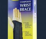 Composite Wrist Brace - Provides immobilization for weak or injured wrists. Removable pa