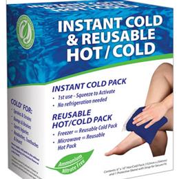 Instant Cold & Reusable Hot & Cold Pack