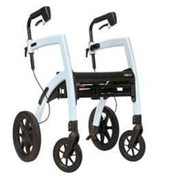 Rollz Motion Transport Chair/Rollator Combo
