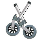 Swivel Wheel with Lock and Two Sets of Rear Glides - 
    Can be locked for fixed wheel or unlocked for a sw