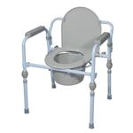 Folding Bedside Commode With Bucket And Splash Guard - Product Description&lt;/SPAN
