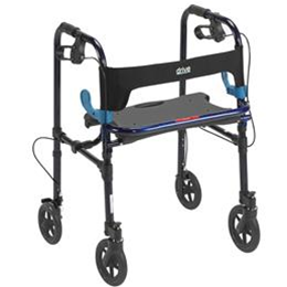 Drive Medical :: Drive Clever-lite Walker, Adult with 8" Casters