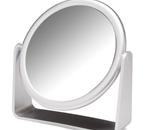 3-in-1 Mirror - Silvered mirror.&amp;nbsp; One side is plain magnification, the othe