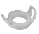 Standard Toilet Seat Riser with Arms - Durable and easy-to-clean, this toilet seat riser uses the exist