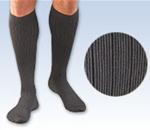 Activa&#174; Men&#39;s Microfiber Dress Socks 20-30 mm Hg Series H34 (Pinstripe Pattern) - Help to prevent and relieve leg fatigue and heaviness, ankle and
