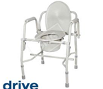K.D. Deluxe Steel Drop-Arm Commode - 
    Easy to assemble frame.
    Easy-to-rele