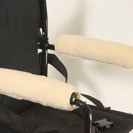 Wheelchair Armrests Fleece Pair for Full Arms 14 -15