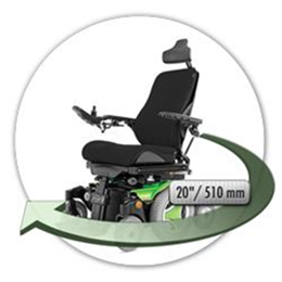 M300 Corpus 3G Mid Wheel Power Wheelchair thumbnail