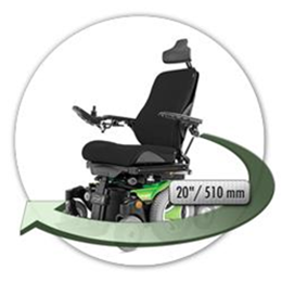 M300 Corpus 3G Mid Wheel Power Wheelchair