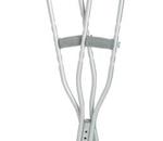 Aluminum Crutches - Made of lightweight, anodized aluminum.&amp;nbsp; Push-button adj