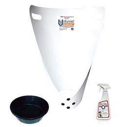 Urifunnel Medium, 28? Tall, Good for Most Men, Comes Complete with Urifunnel, Storage Stand and Urine Cleaner 16 oz. Spray
