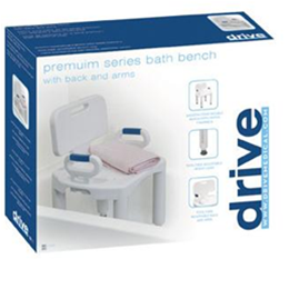 Image of Premium Series Bath Bench with Back and Arms 3