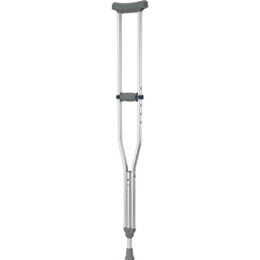 Image of EZ Adjust Aluminum Crutches with Euro-Style Clip and Accessories - Youth 1
