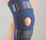 Safe-T-Sport&#174; Thermal Neoprene Knee Stabilizing Support - With a removable horseshoe that can be placed either laterally o