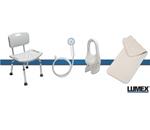 Lumex Bathroom Set - The Lumex Bathroom Set is a color-coordinated collection that in